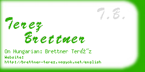 terez brettner business card